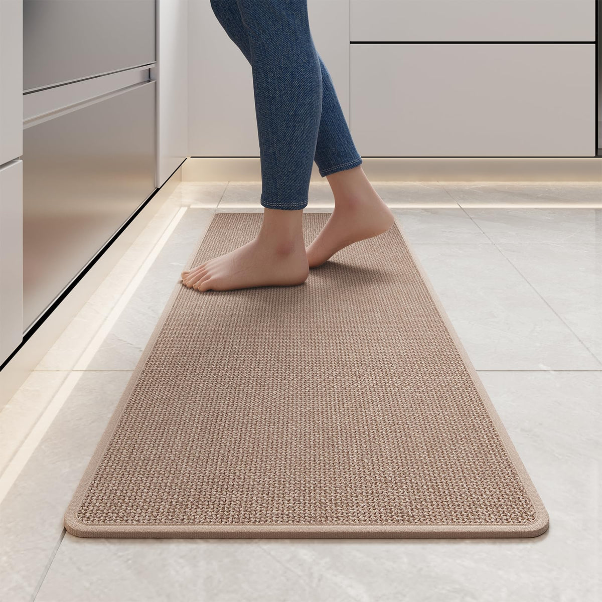 Alfombra YDKGL absorbente de agua y aceite para la cocina, práctico y seguro.
