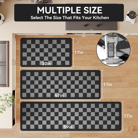 Alfombra YDKGL de cocina absorbente para derrames y limpieza más fácil