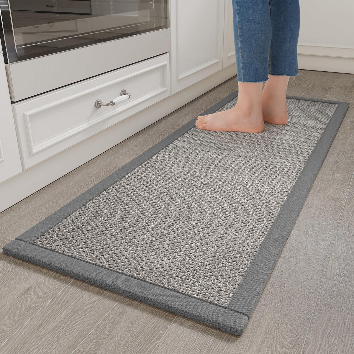 YDKGL alfombra de cocina antideslizante para mayor seguridad al estar de pie