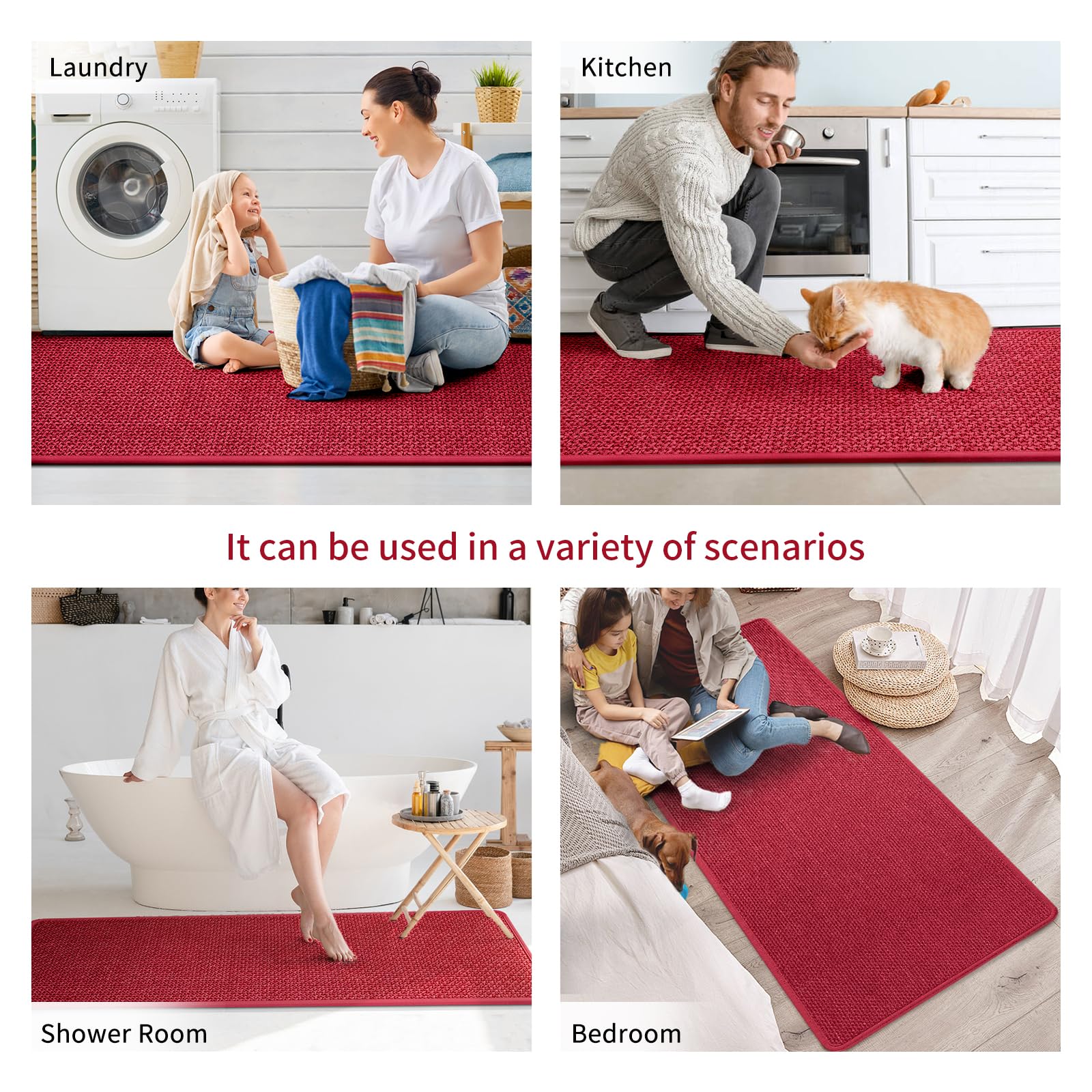Alfombra resistente YDKGL, ideal para áreas de alto tránsito.