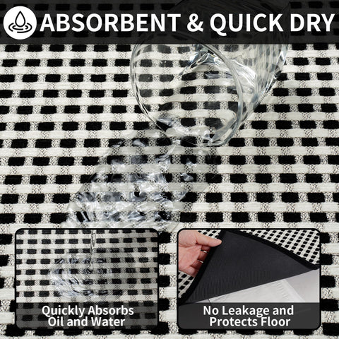 YDKGL alfombra cocina duradera para zonas de alto tráfico.