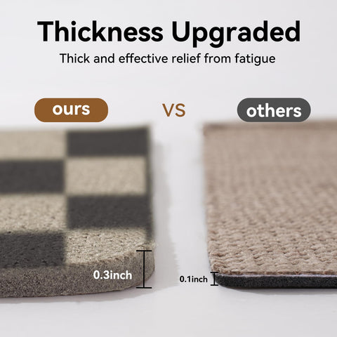 Diseño en cuadros negro beige de YDKGL para la estética.