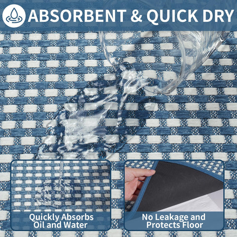 YDKGL alfombra duradera para cocinas de alto tránsito.
