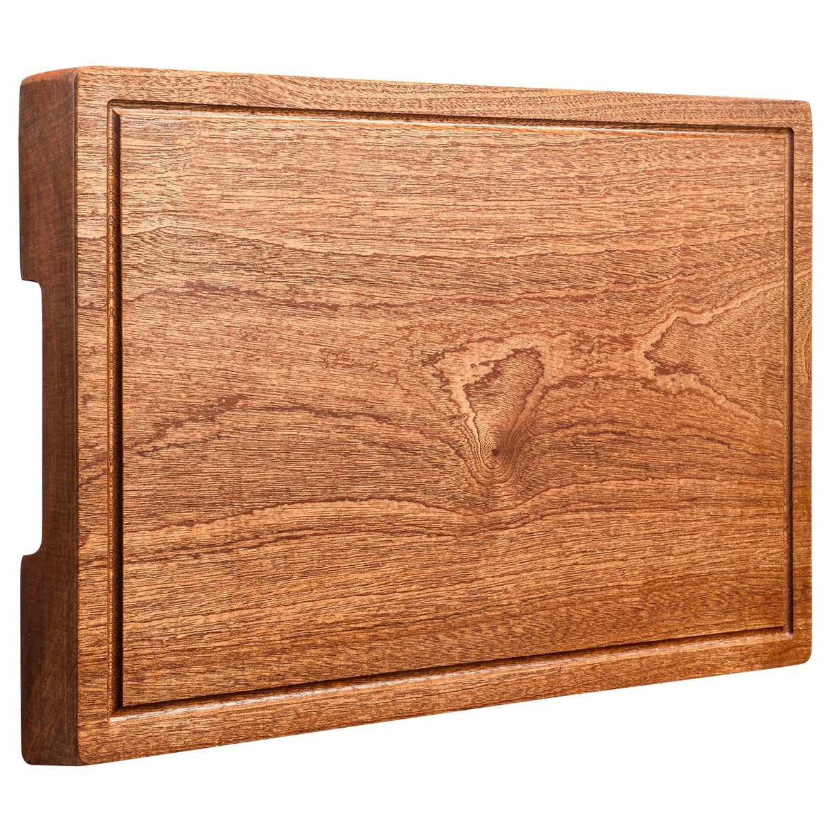 Tabla de cortar YeadCedle de pieza única en Sapele, muy duradera.