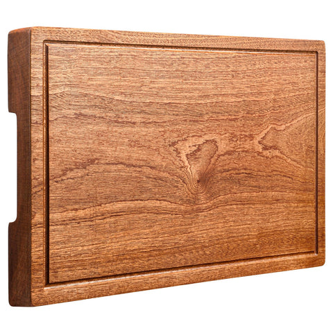 Tabla de cortar YeadCedle de pieza única en Sapele, muy duradera.
