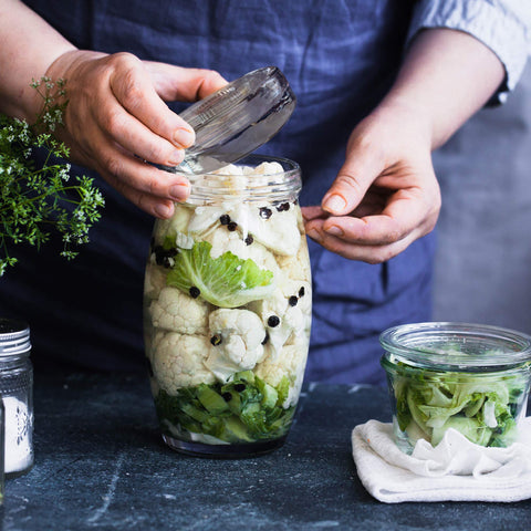 Year of Plenty Ferment Kit: tapas de fermentación con válvula para evitar oxígeno.