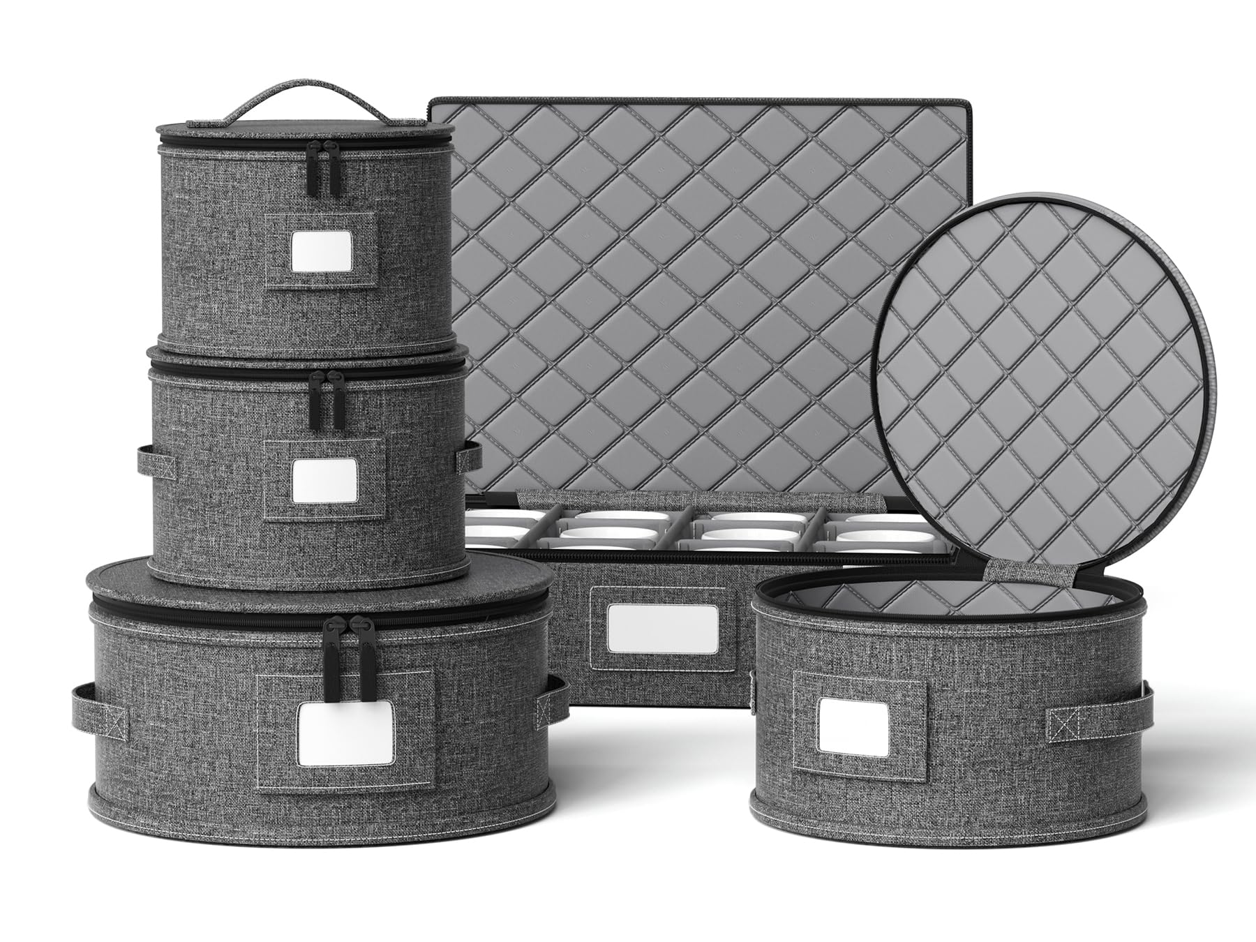 YearningHome caja porcelana dura, protección interior para traslados seguros.