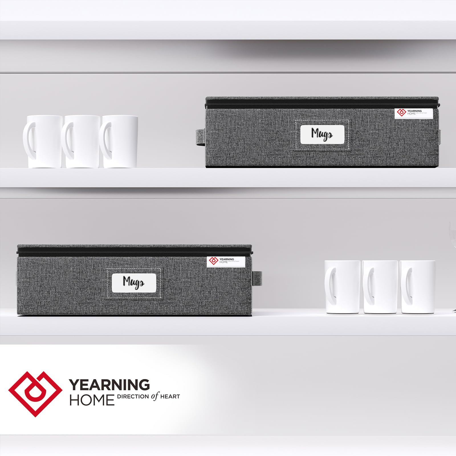 YearningHome diseño apilable optimiza el almacenamiento en cocina y facilita mudanzas.