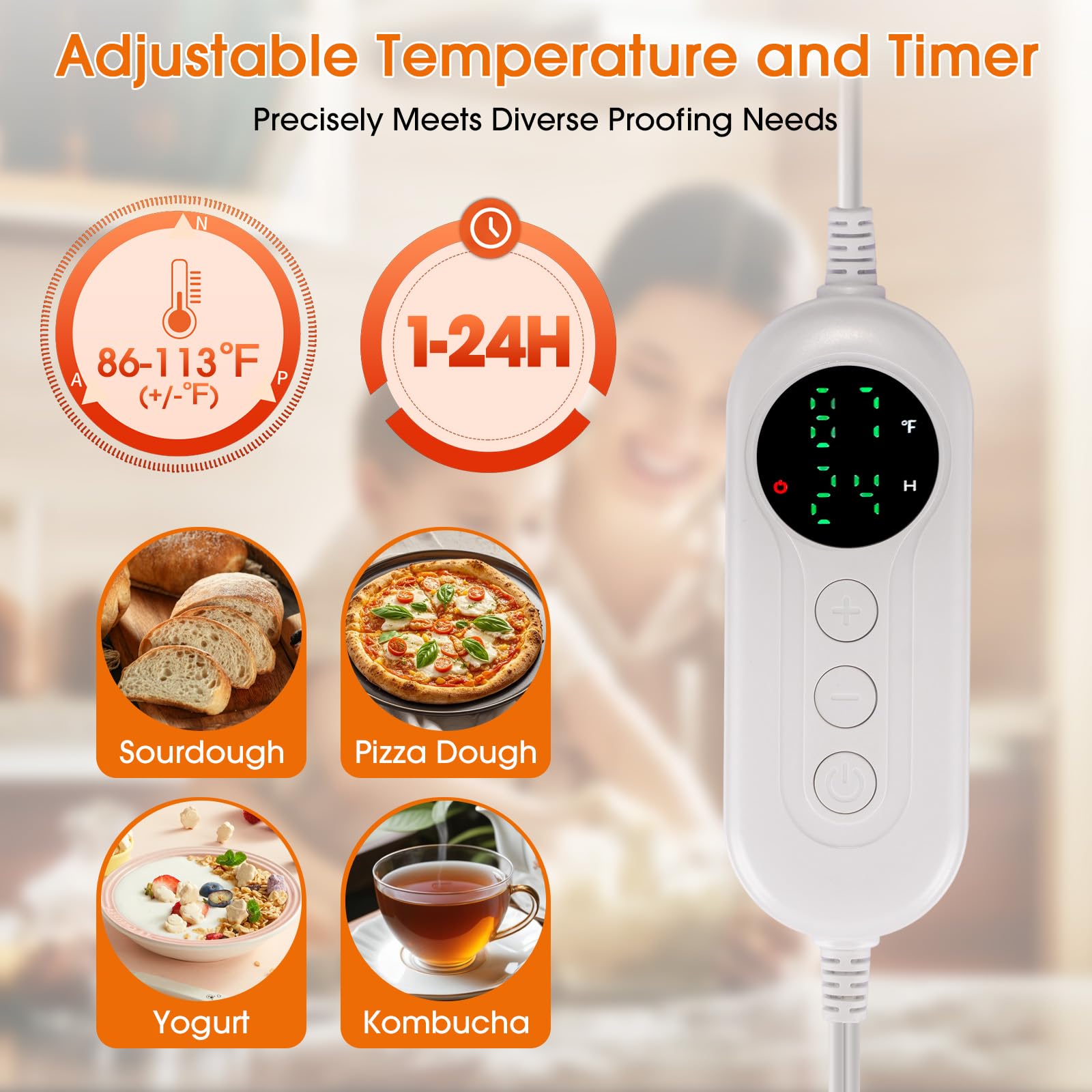 Estante de acero inoxidable incluido para distribución uniforme del calor