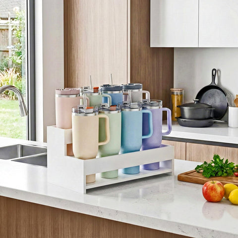 Yeavs organizador de botellas, detalle vertical, aprovecha el espacio en cocinas pequeñas.