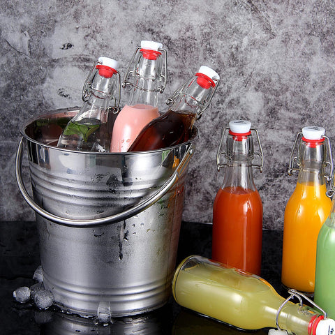 Lavado en lavavajillas seguro para botellas YEBODA de vidrio 8oz.