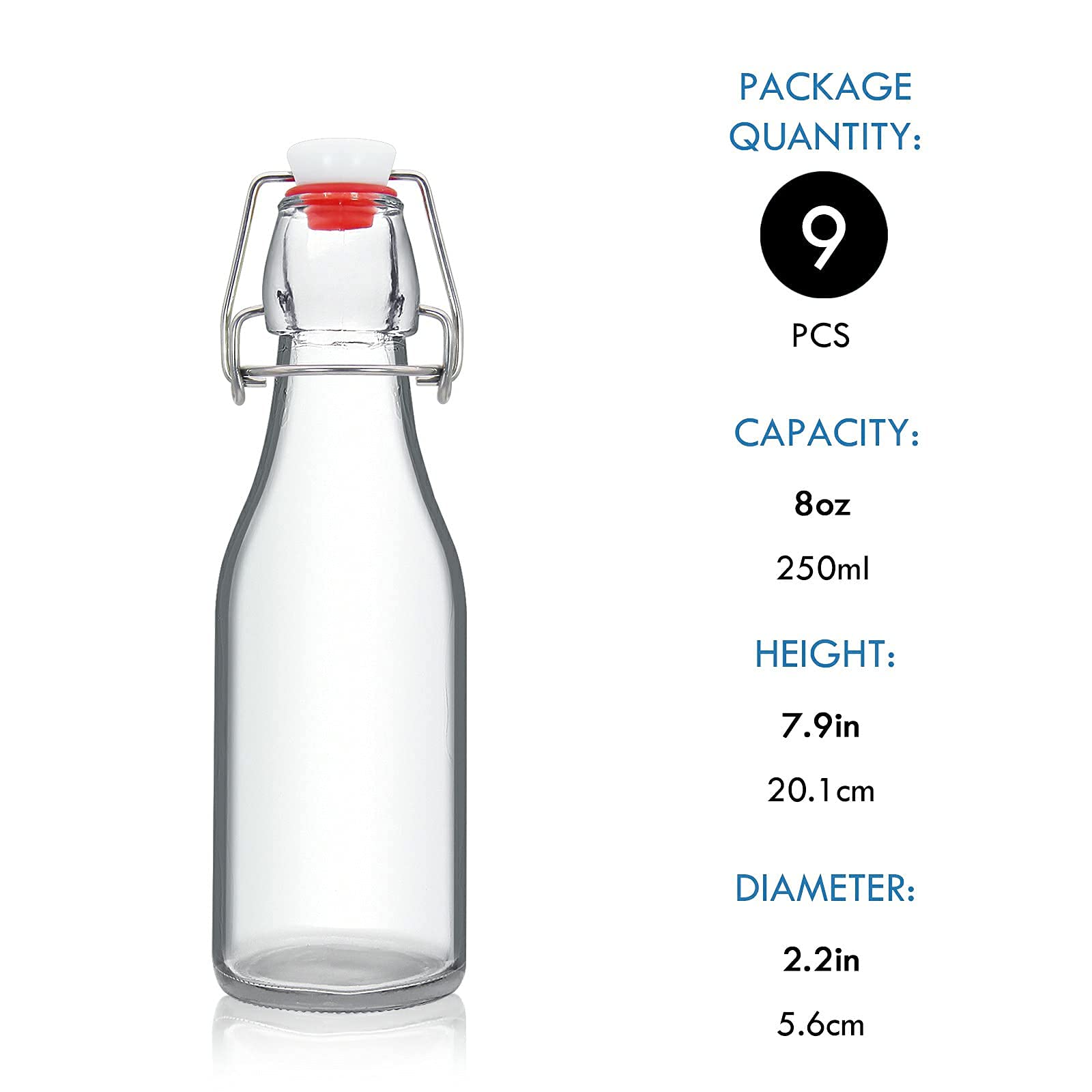 Sello hermético en botella YEBODA para conservar aceites y vinagres.