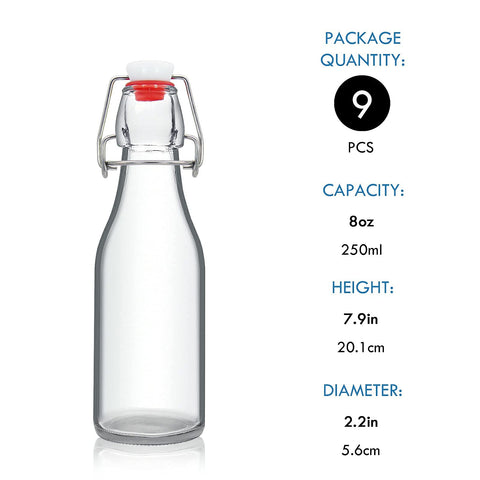 Sello hermético en botella YEBODA para conservar aceites y vinagres.