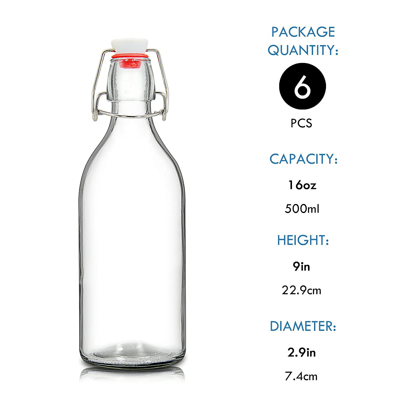 Botella YEBODA con tapa giro para aceite y vinagre, almacenamiento seguro.