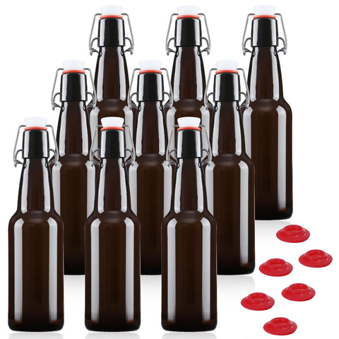 Botellas YEBODA de 12 oz con tapas giratorias, para conservar la frescura.