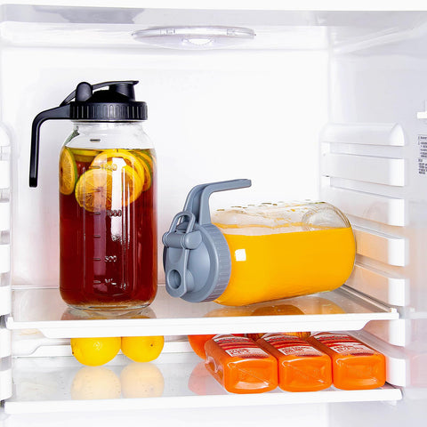 Jarra YEBODA 64oz de cristal resistente para uso diario.