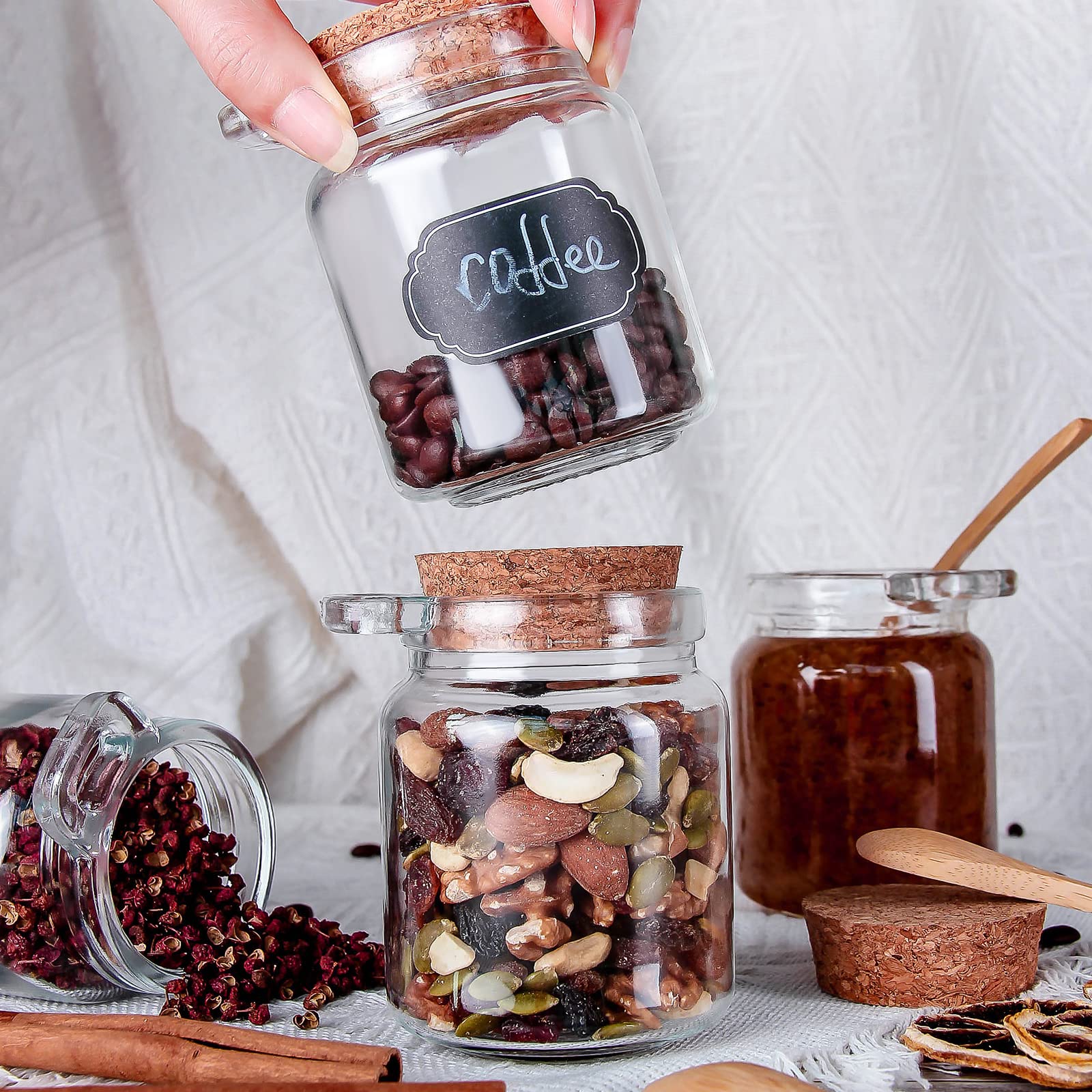 Tarros YEBODA para almacenamiento de alimentos y detalles decorativos.