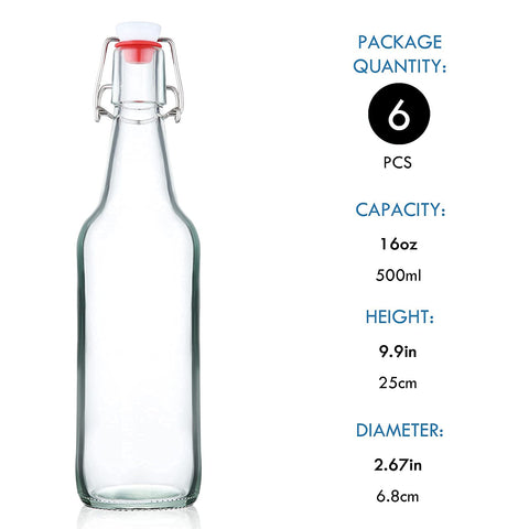 Vidrio grueso y resistente YEBODA, perfecto para fermentaciones caseras.