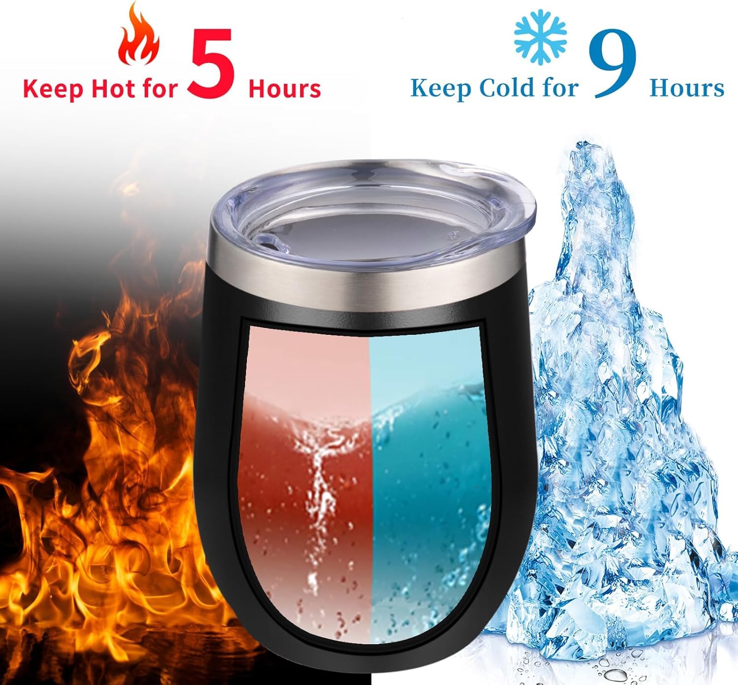 Tumbler YEBTS Life de doble pared aislante mantiene frío o caliente por horas.