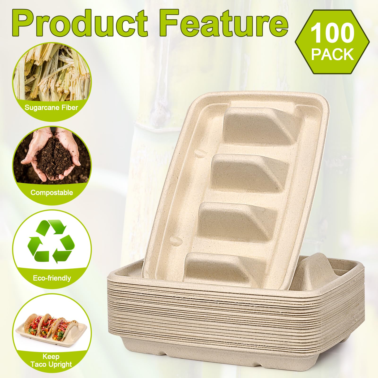 Soportes taco resistentes de Yecerudip son impermeables y evitan derrames.