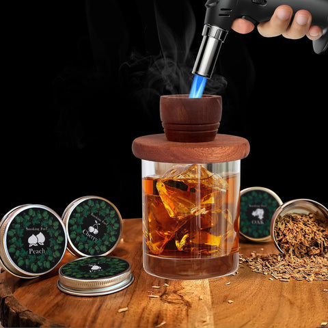 Kit de ahumado Yecuip con 8 sabores de astillas