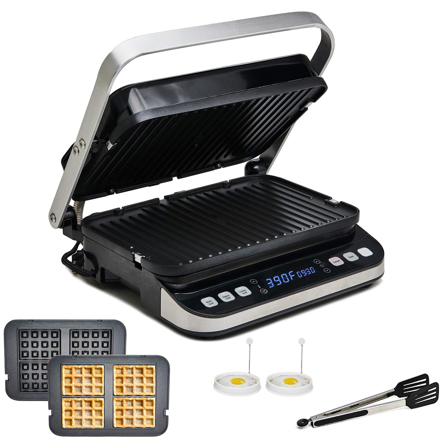 Yedi Paquete Total: parrilla digital 6-en-1 para cocinar en casa