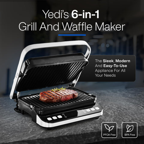 Yedi Paquete Total: prensa para panini para sándwiches perfectos