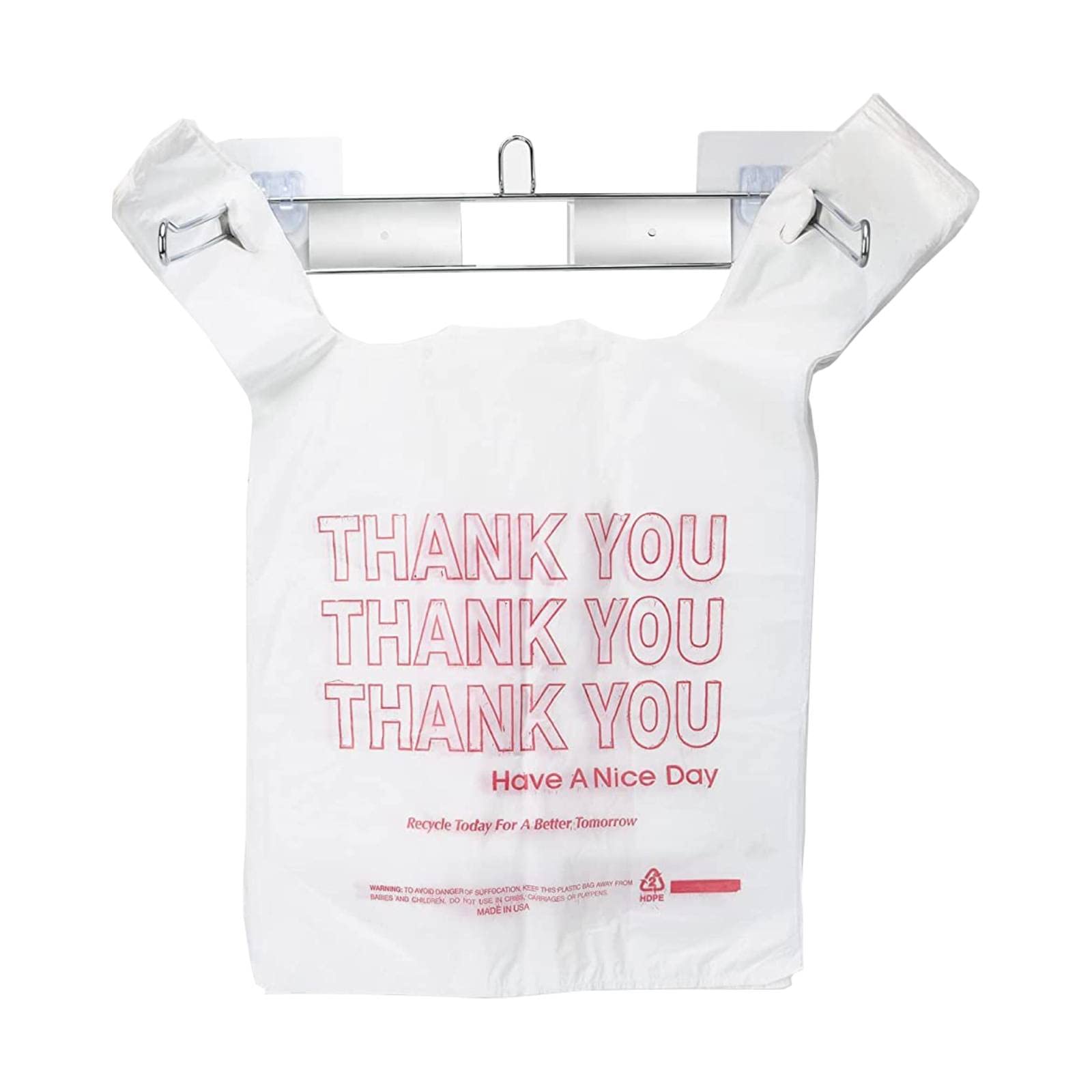 Colgador YeeBeny para bolsas camisetas en plástico, organiza bolsas de supermercado