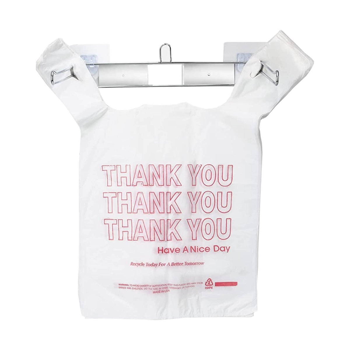 Colgador YeeBeny para bolsas camisetas en plástico, organiza bolsas de supermercado
