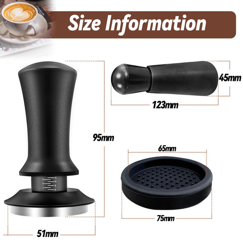 Tamper Yeelan mango ergonómico para agarre cómodo durante la compactación