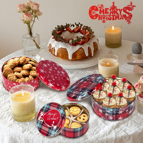 Latas Yeenoon para chocolates y frutos secos con tapa.