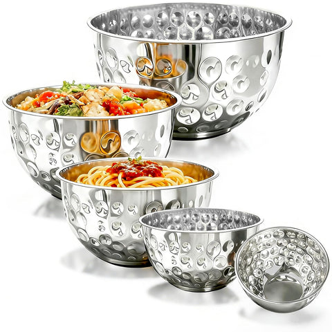 YEJZXY boles acero inoxidable 1.6 qt, ideales para ensaladas y mezclas rápidas