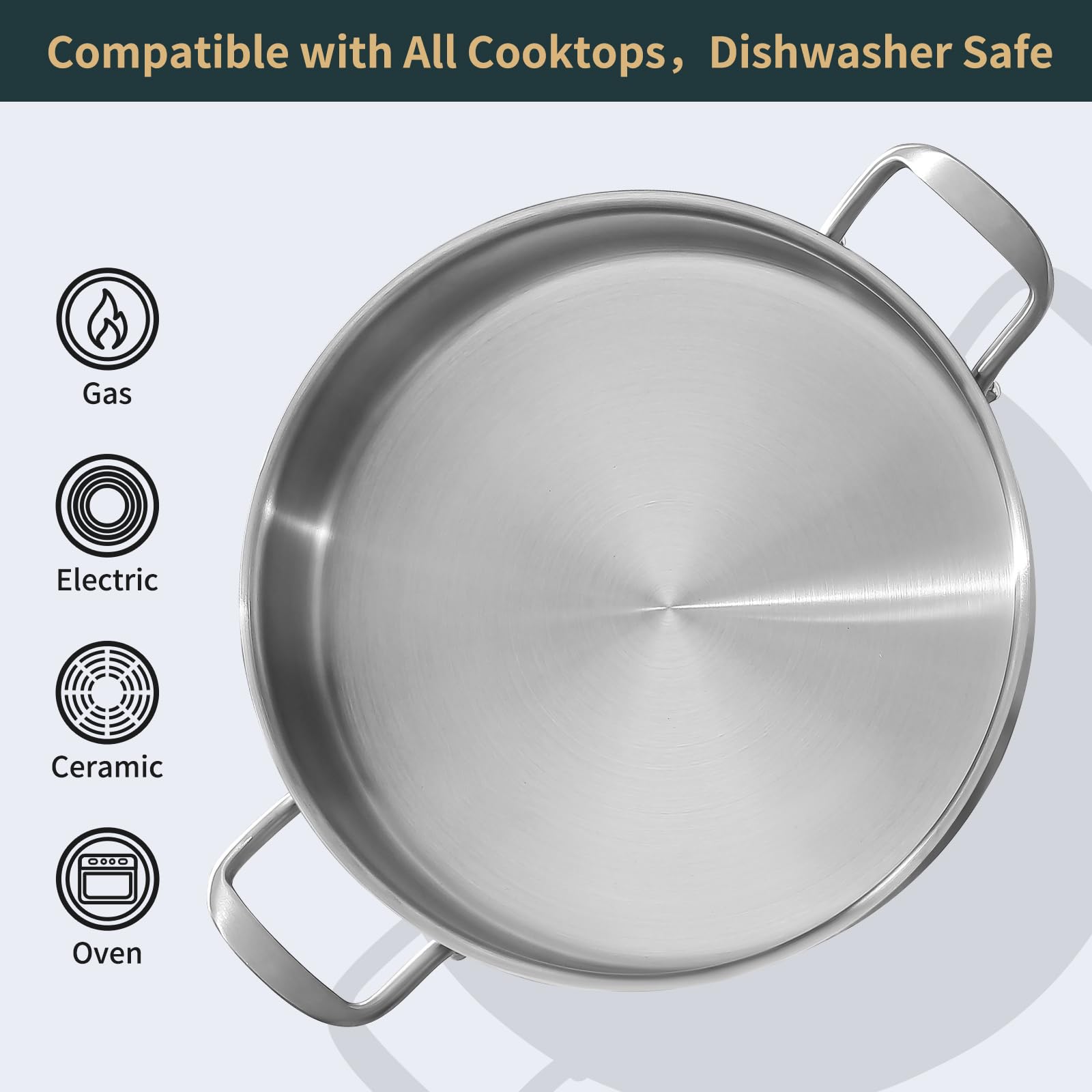 Yeksum sarten-salteo-7-quart apta para induccion