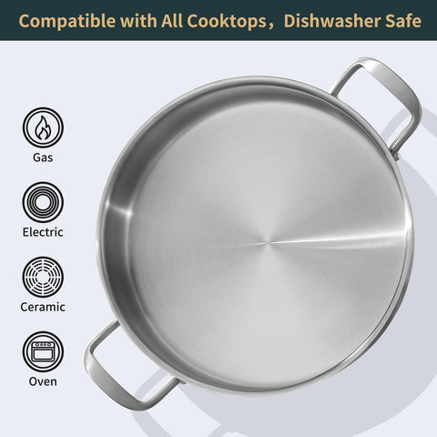 Yeksum sarten-salteo-7-quart apta para induccion