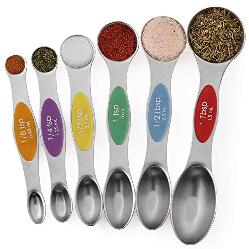 Cucharas YellRin con medidas 1/8 tsp a 1 Tbsp para precisión