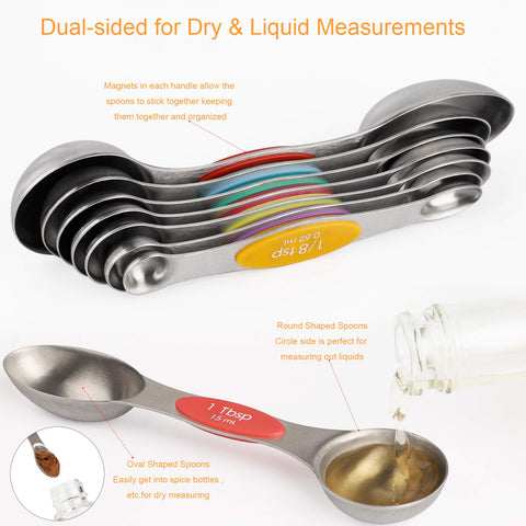 Diseño apilable magnético para almacenamiento rápido en cocina.