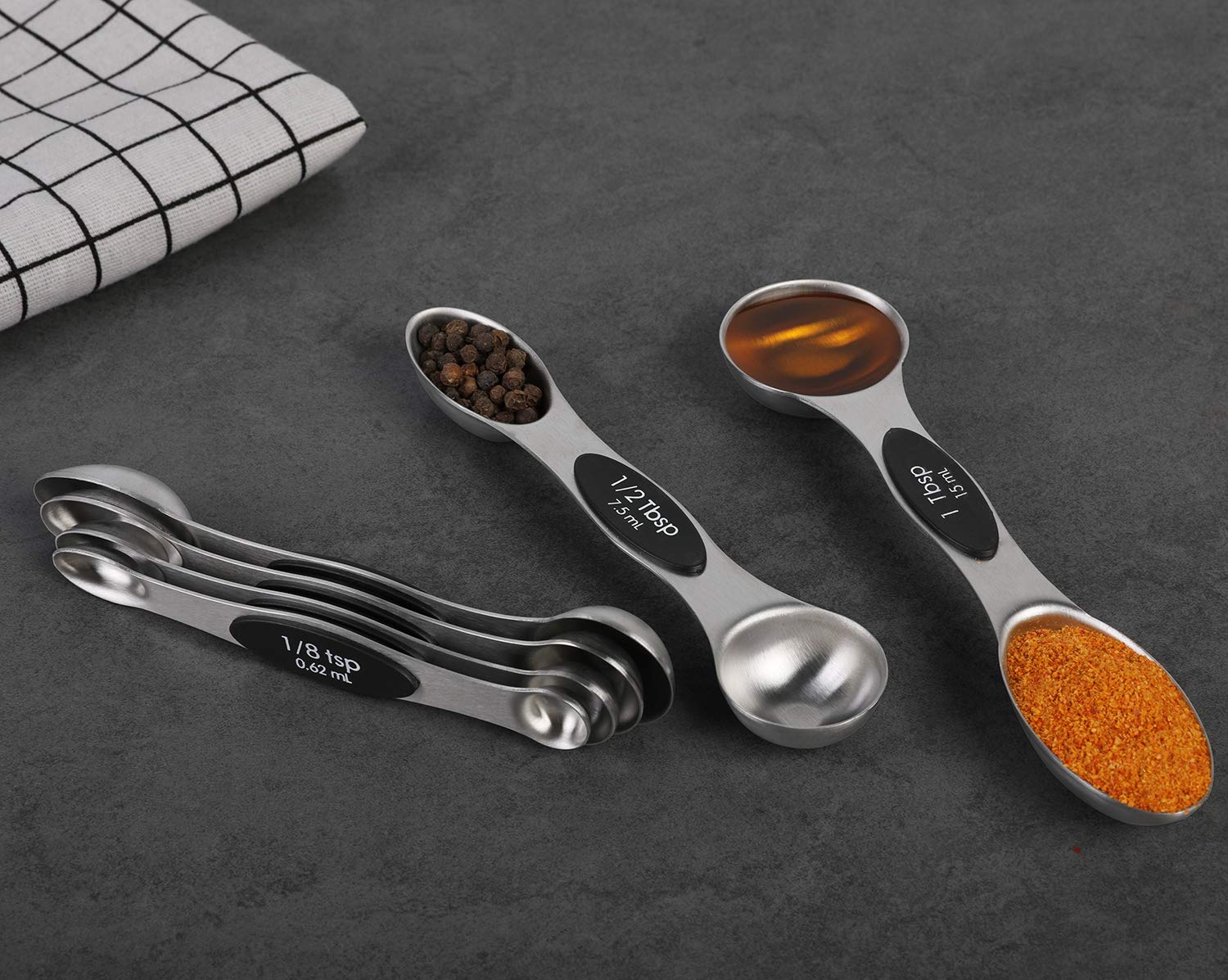 Cucharas de acero inoxidable YellRin duraderas y resistentes