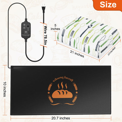 Alfombrilla Yendse de cocina con control de temperatura, soporte para recetas.