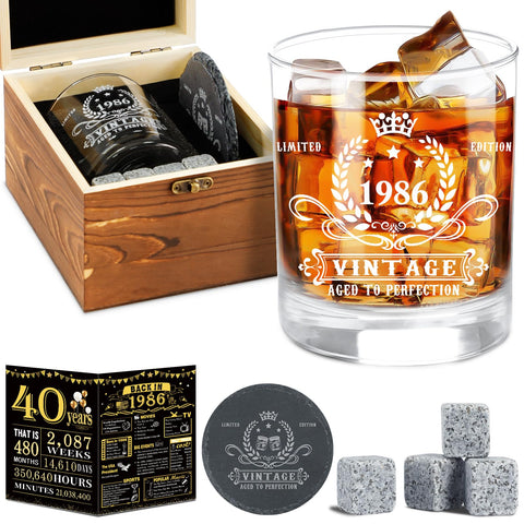 Vaso Whisky YeohJoy 1986 con base gruesa, ideal para degustaciones elegantes.