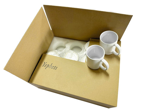 Yephets tazas sublimación 11oz blancas, fáciles de limpiar