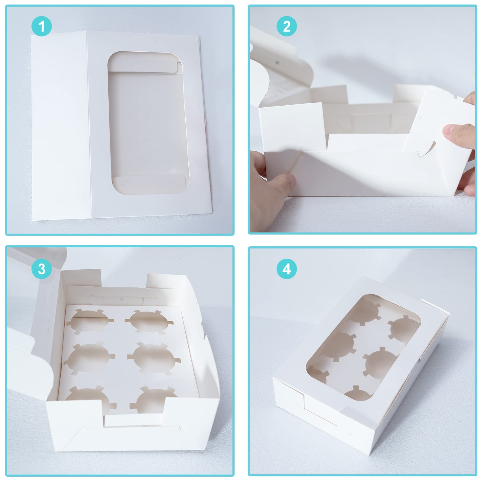 Cajas Yeplan de tamaño 9.4 x 6.1 x 3.14 pulgadas, ideal para porciones.