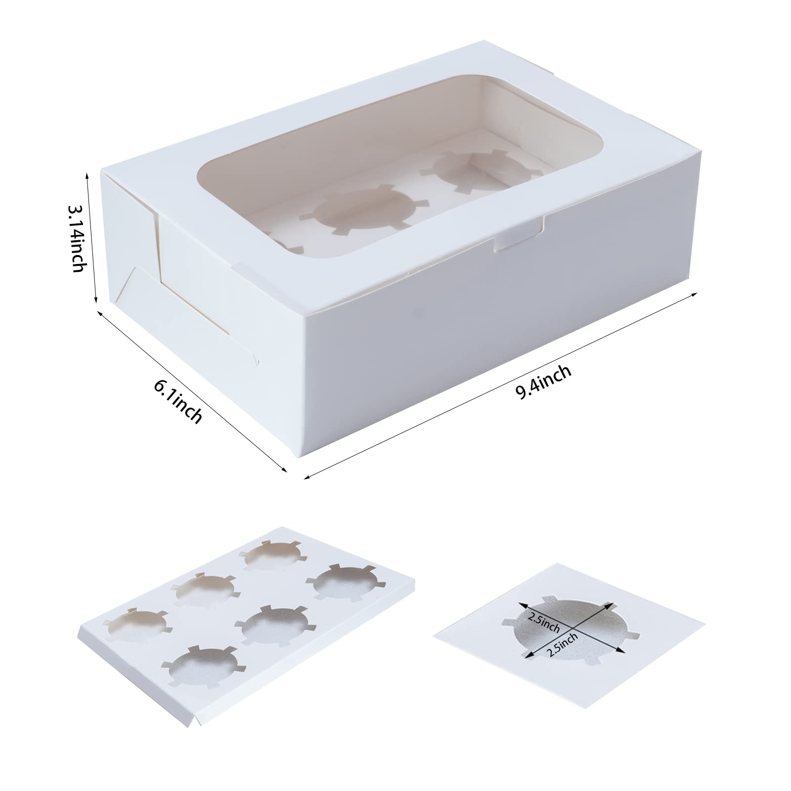Soporte para seis dulces incluido en cajas Yeplan mejora la presentación.