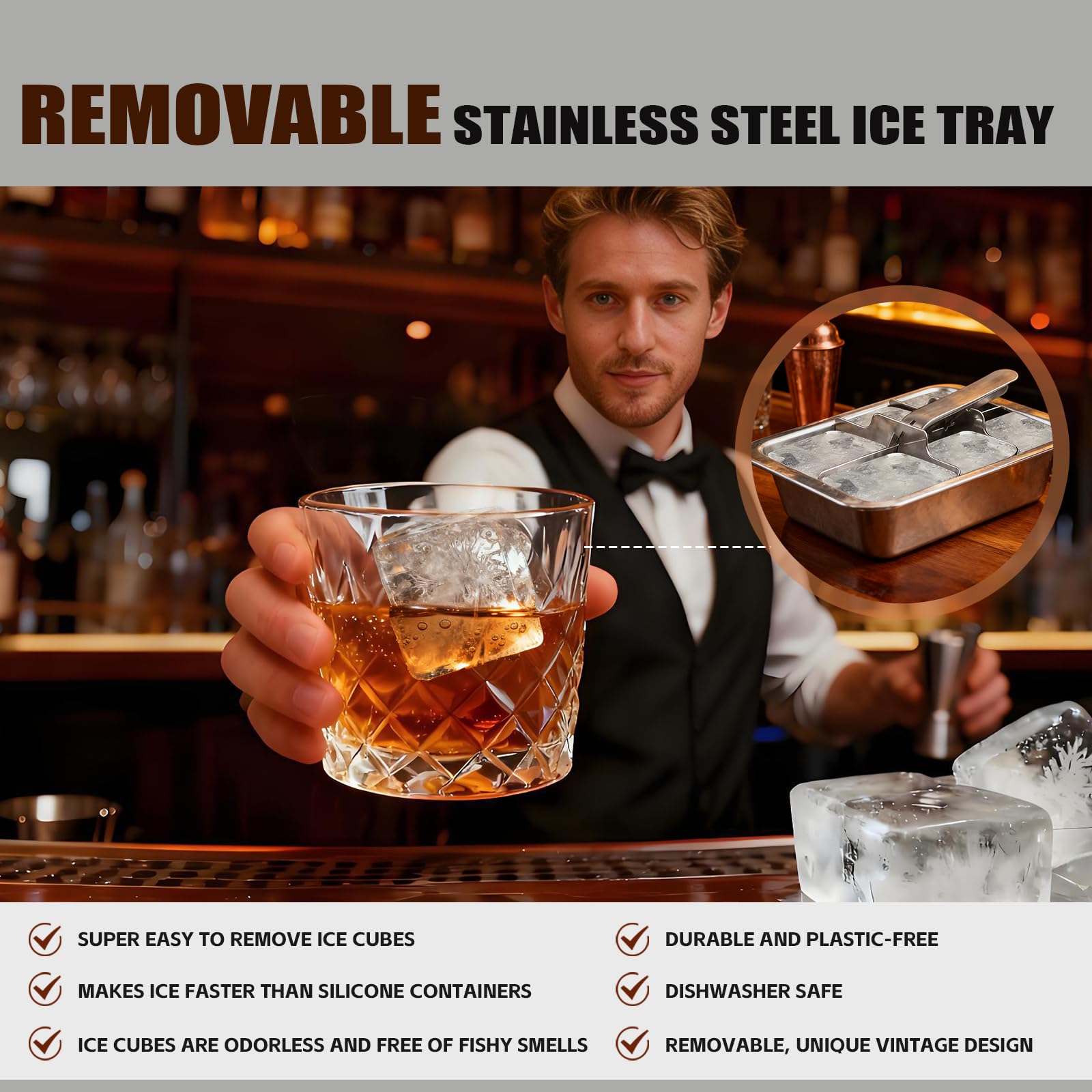YeQIENGC ideal para bar y cocina, uso versátil