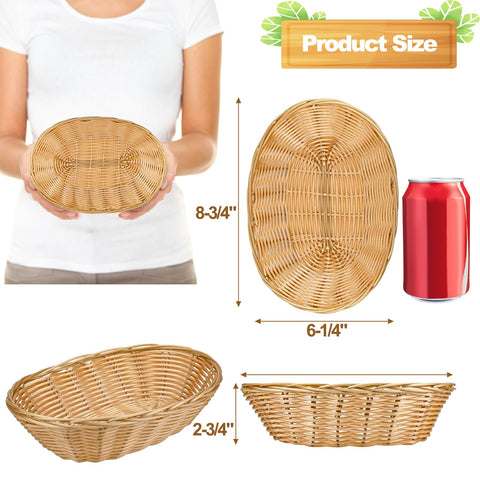 Yesland cestas ovaladas para frutas y verduras, permiten flujo de aire y frescura.