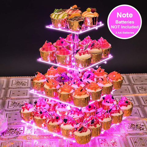 YestBuy Cupcake Stand placas removibles facilitan configurar la exhibición