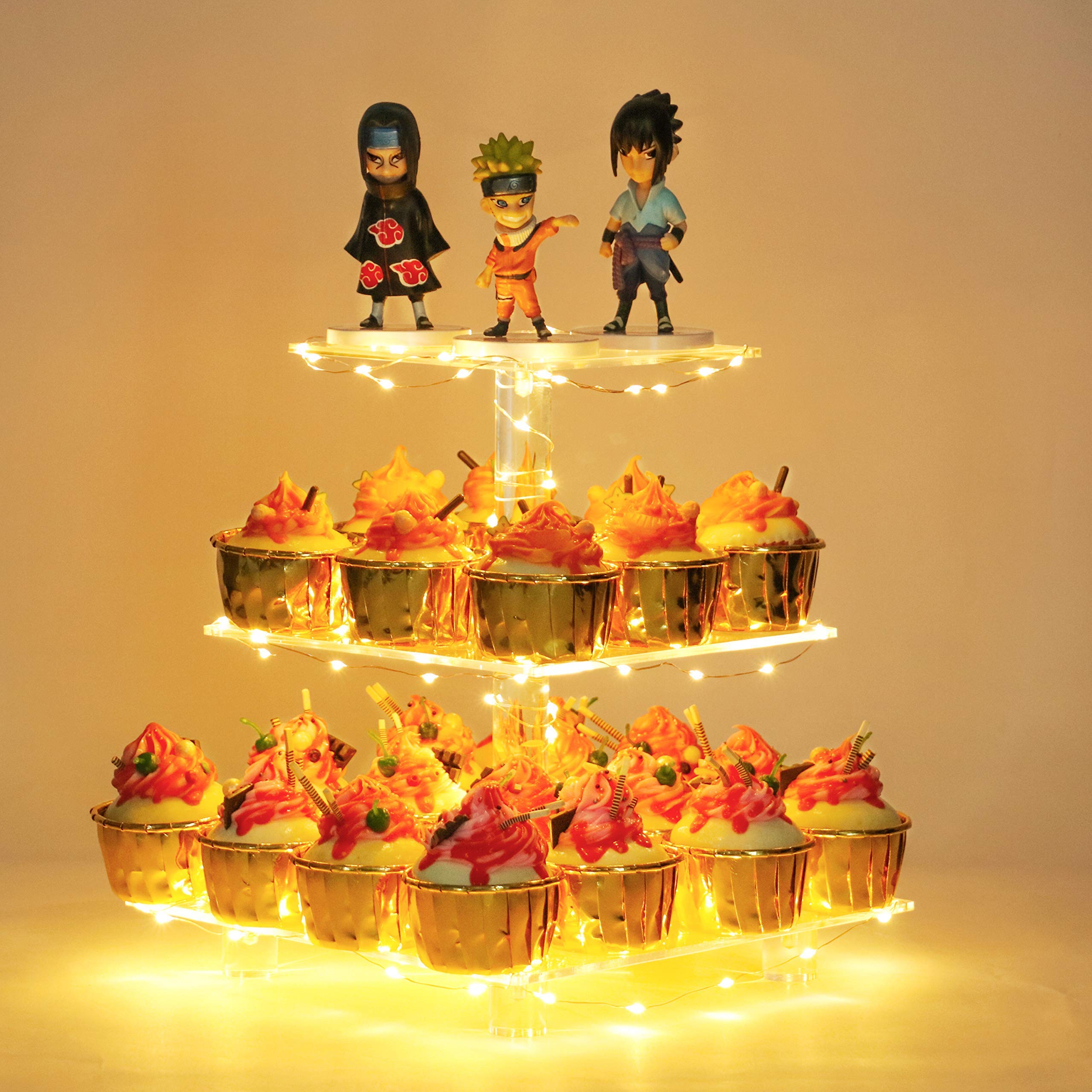 Ensamblaje fácil de la torre de cupcakes YestBuy