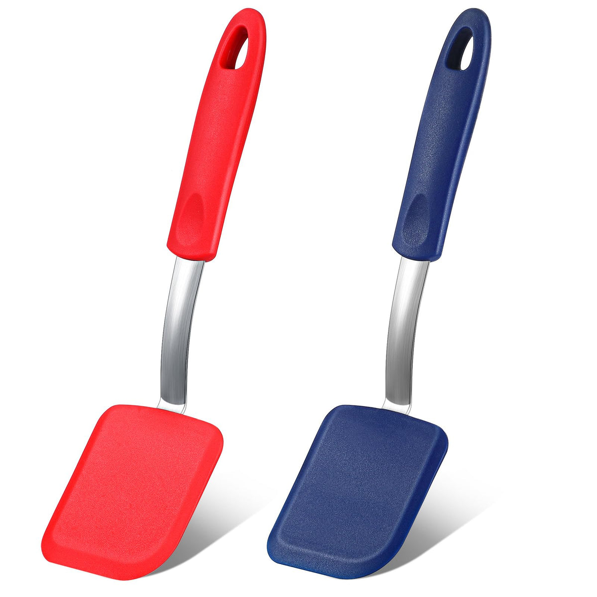 Yetene espatula silicona cookie paleta roja, ideal para galletas y sarten antiadherente