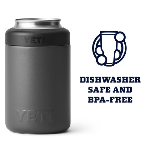 YETI Colster acabado carbón ofrece aspecto sofisticado y durabilidad diaria