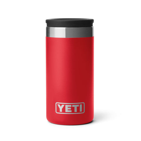 Estuche de transporte compacto para vasos YETI durante viajes.
