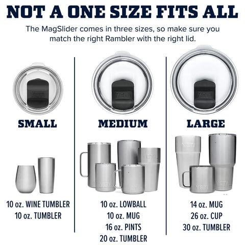 Tapa magnética YETI MagSlider para 10oz Mug: limpieza rápida y sencilla